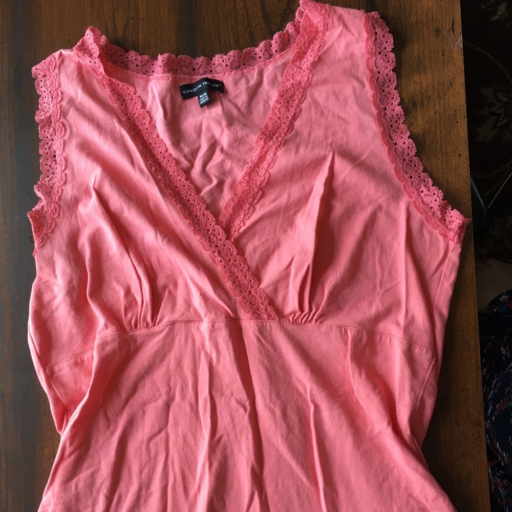 Lace Trim tank top